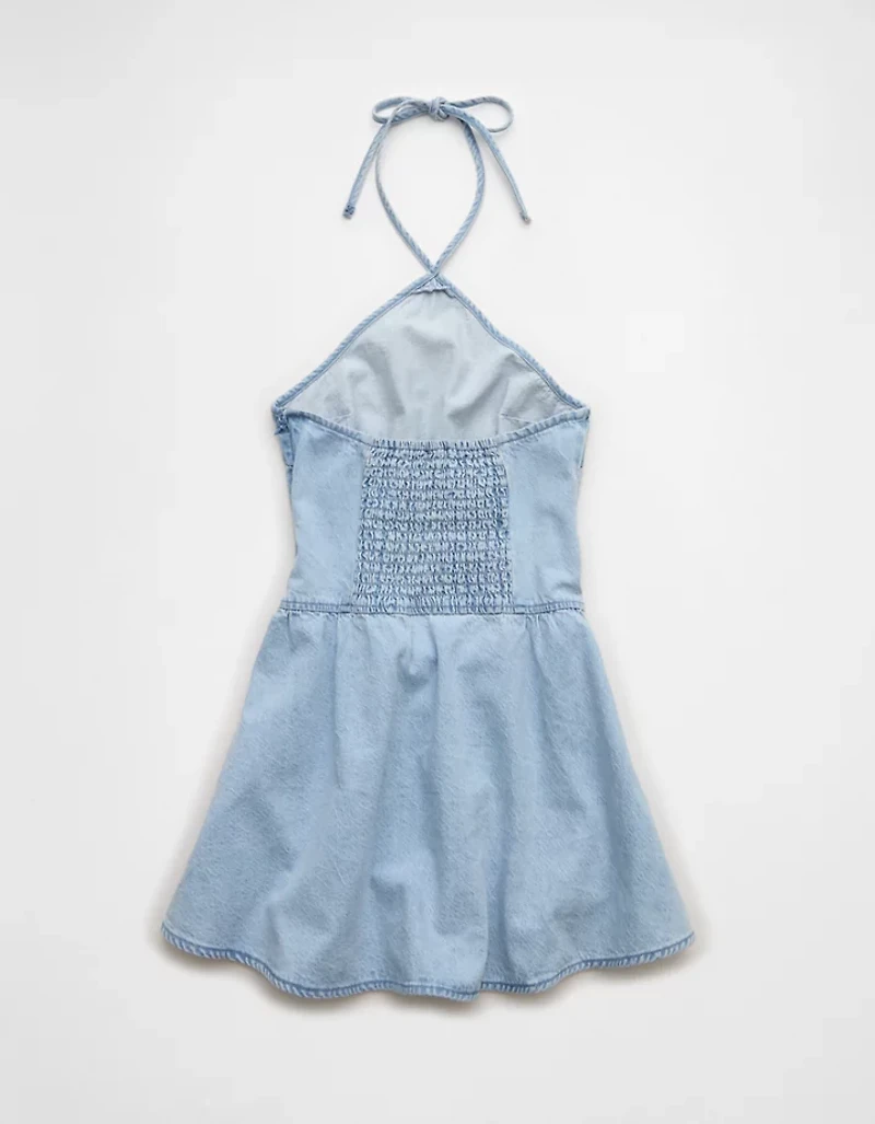 AE Denim V-Waist Mini Dress