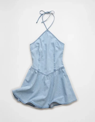 AE Denim V-Waist Mini Dress