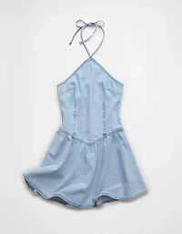 AE Denim V-Waist Mini Dress