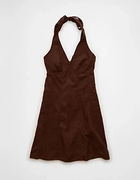 AE V-Neck Halter Mini Dress