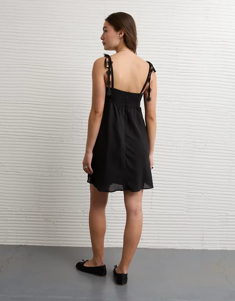 AE Floral Tie-Strap Mini Dress