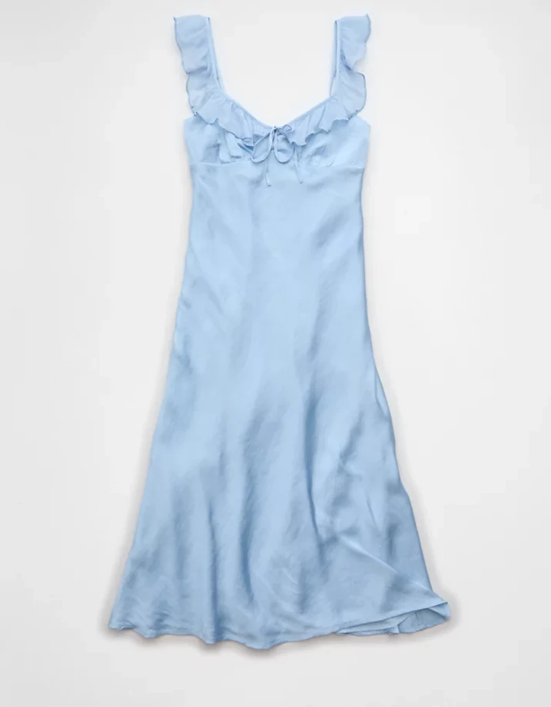 AE Ruffle Strap Midi Dress