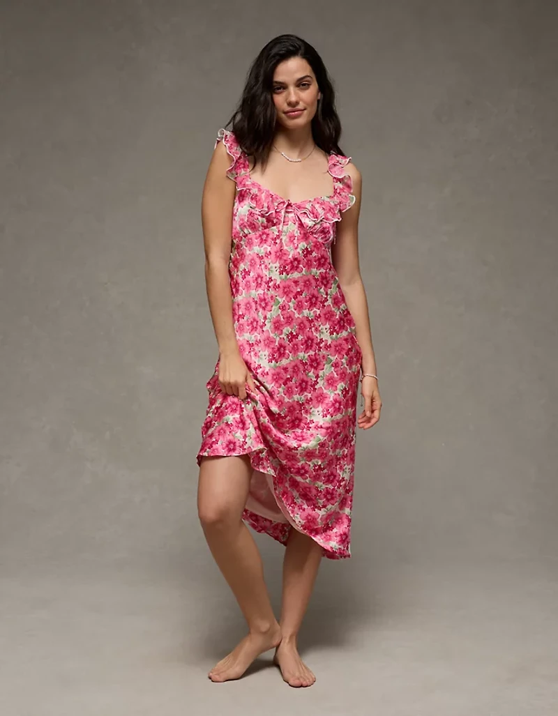 AE Ruffle Strap Maxi Dress