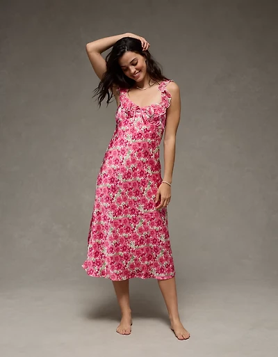 AE Ruffle Strap Maxi Dress