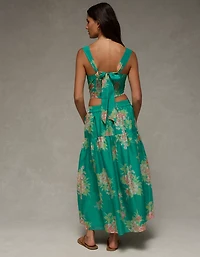 AE Matching Halter Top & Midi Skirt Set