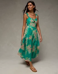 AE Matching Halter Top & Midi Skirt Set