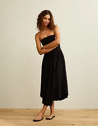Robe mi-longue sans bretelles Sunchaser AE