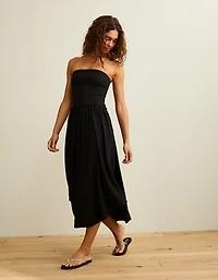 Robe mi-longue sans bretelles Sunchaser AE