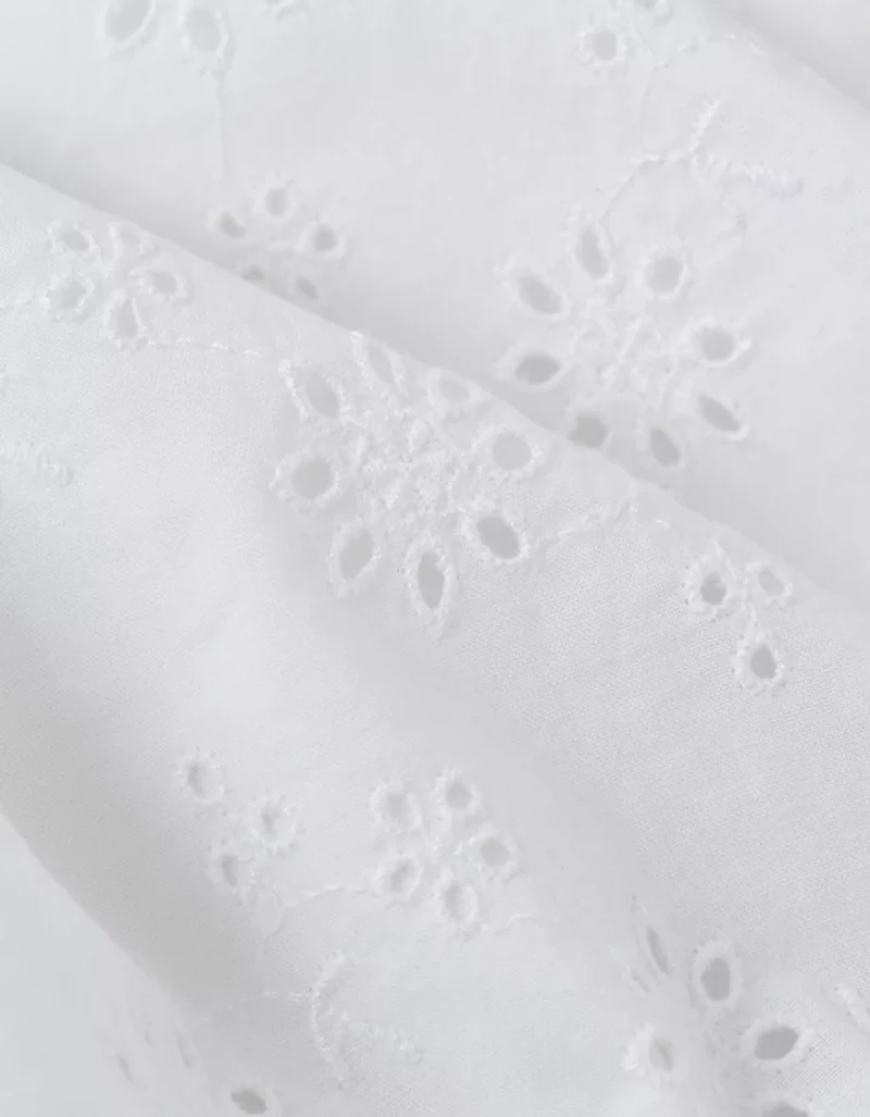 AE Cap-Sleeve Tie-Back Mini Dress