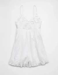 AE Pintuck Lace Babydoll Romper