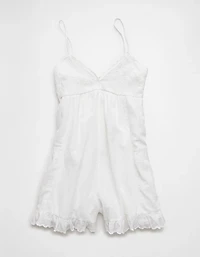 AE Pintuck Lace Babydoll Romper