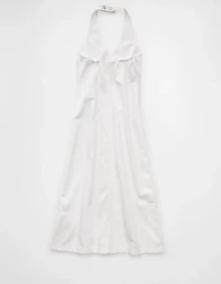 AE Denim Halter Midi Dress