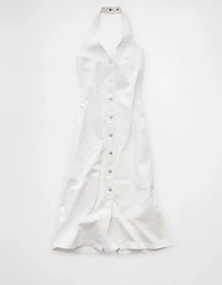 AE Denim Halter Midi Dress