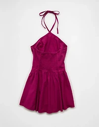 AE Denim Halter Mini Dress