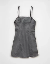 AE Square Neck Denim Mini Dress