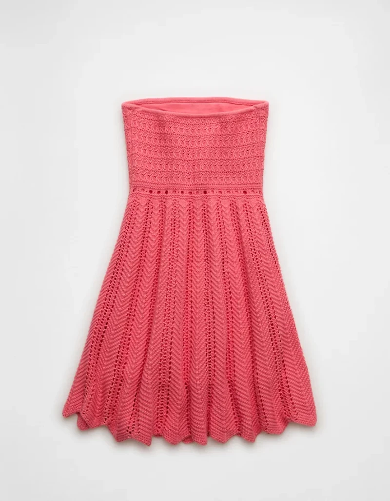 AE Strapless Sweater Mini Dress