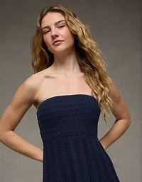 AE Strapless Sweater Mini Dress