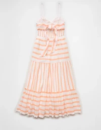 AE Striped Corset Midi Dress