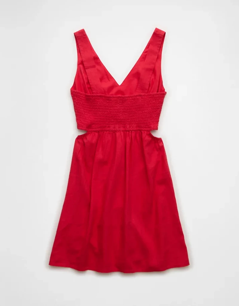 Minirobe ajourée avec encolure en V AE