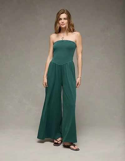 AE Sunchaser V-Waist Flared Leg Jumpsuit