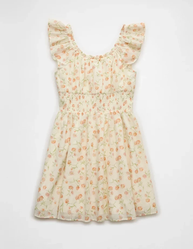 AE Femme Button-Up Mini Dress