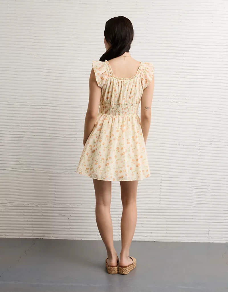 AE Femme Button-Up Mini Dress