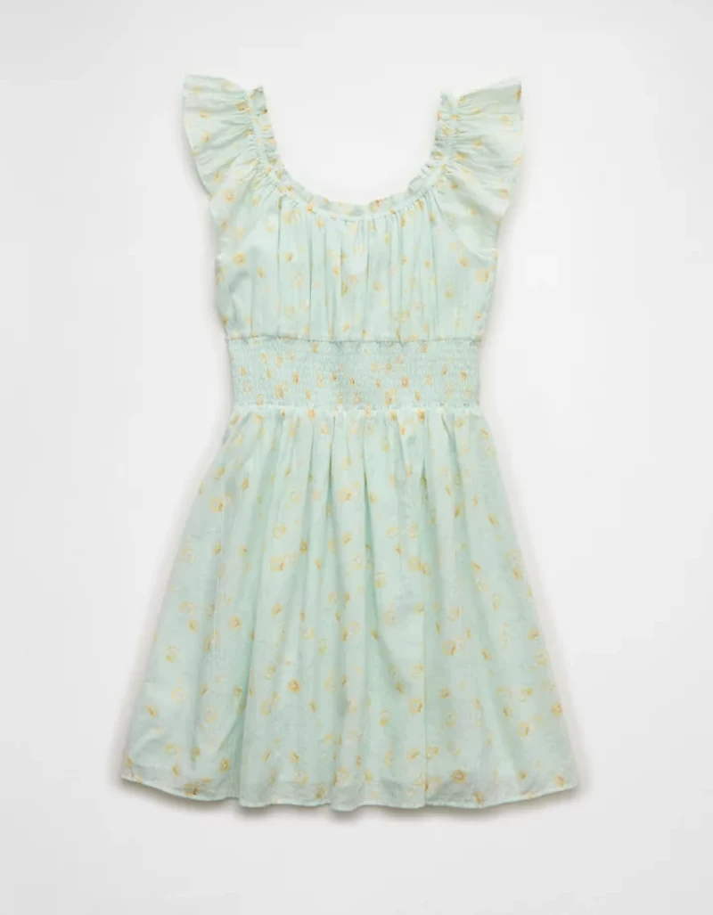 AE Femme Button-Up Mini Dress