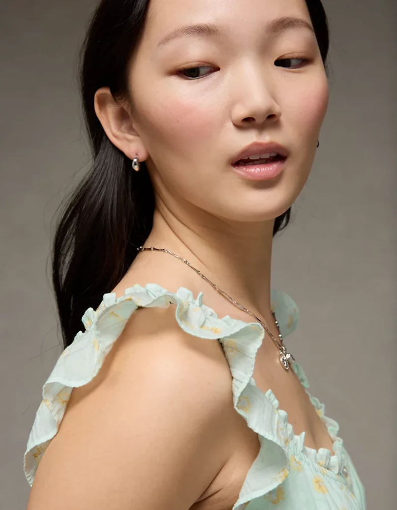 AE Femme Button-Up Mini Dress