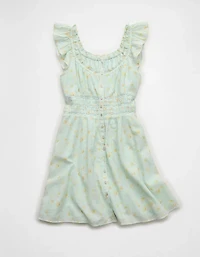 AE Femme Button-Up Mini Dress