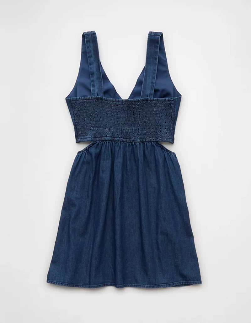 AE V-Neck Cutout Mini Dress