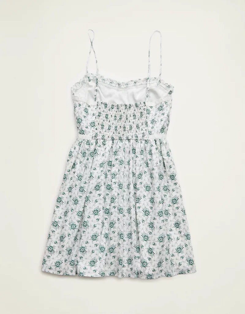 AE Sweetheart Tie-Front Mini Dress