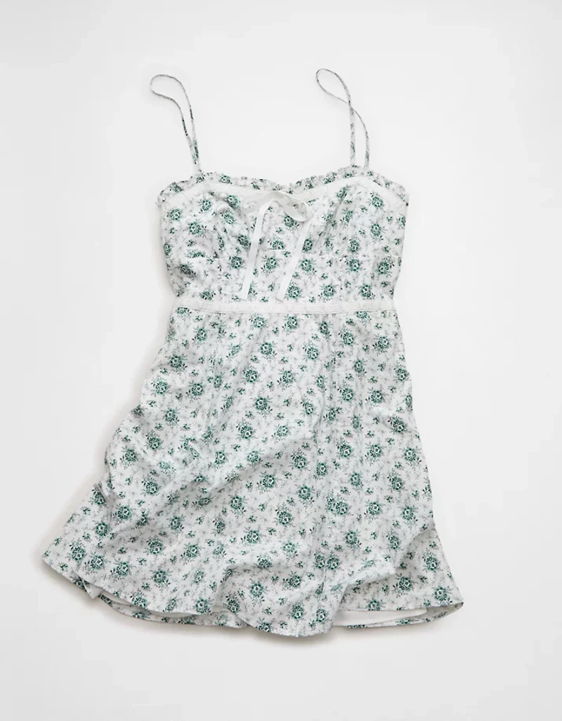 AE Sweetheart Tie-Front Mini Dress