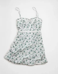AE Sweetheart Tie-Front Mini Dress