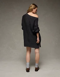 AE Boat Neck Sweater Mini Dress