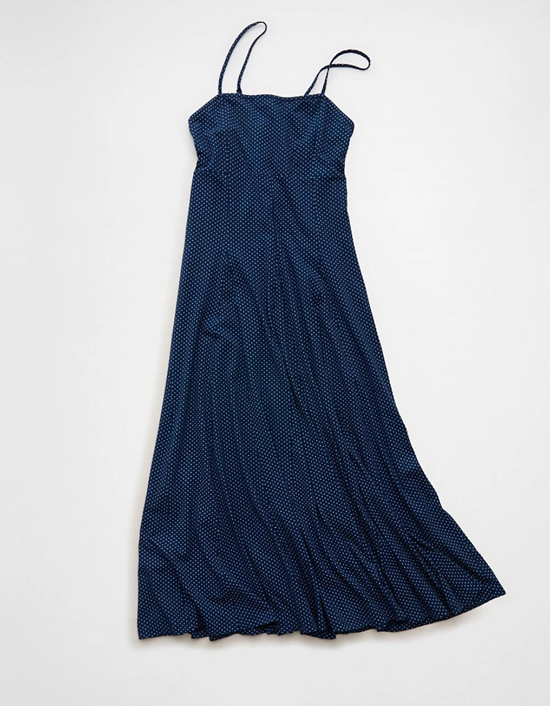 Peignoir mi-long en tricot noué au dos avec godets AE