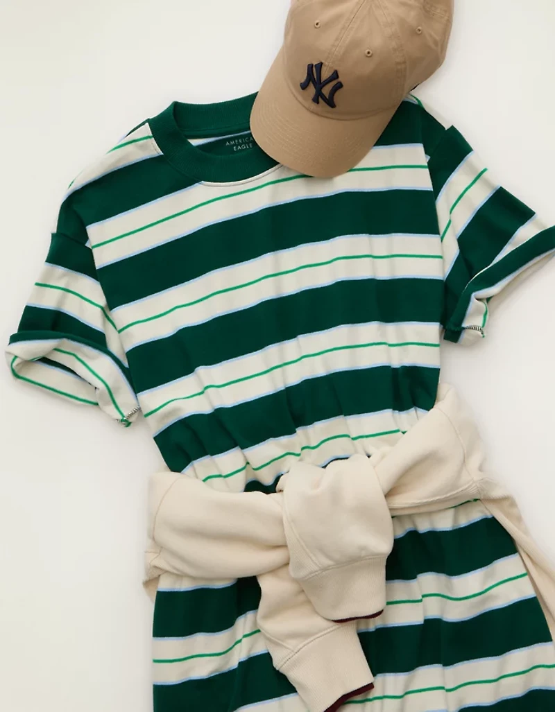 AE Knit Mini Shirt Dress