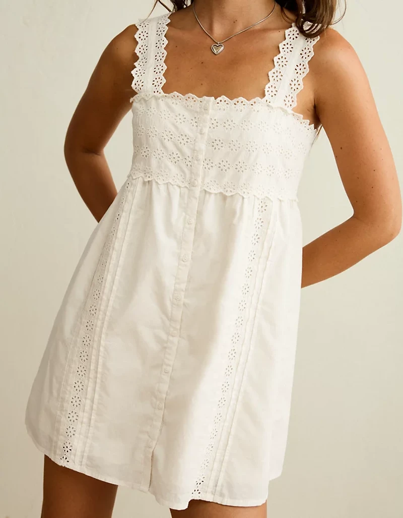 Minirobe brodée de style nuisette AE