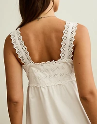 Minirobe brodée de style nuisette AE