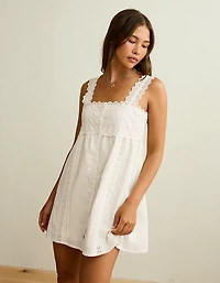 Minirobe brodée de style nuisette AE