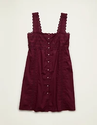 AE Embroidered Babydoll Mini Dress