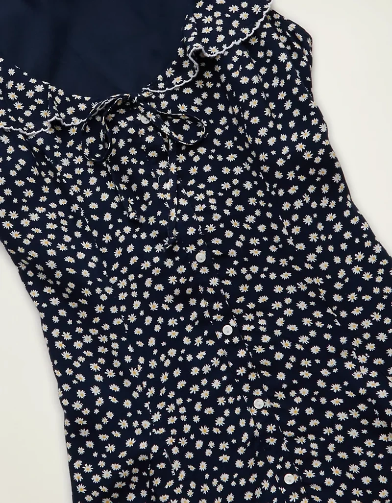 Minirobe à col volants AE