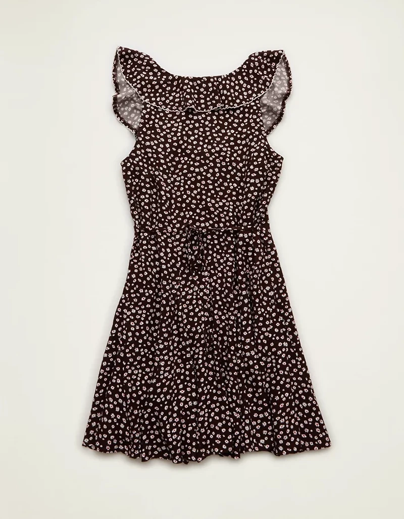 AE Ruffle Collar Mini Dress