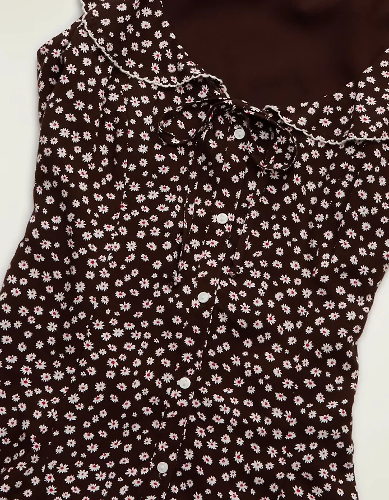 AE Ruffle Collar Mini Dress