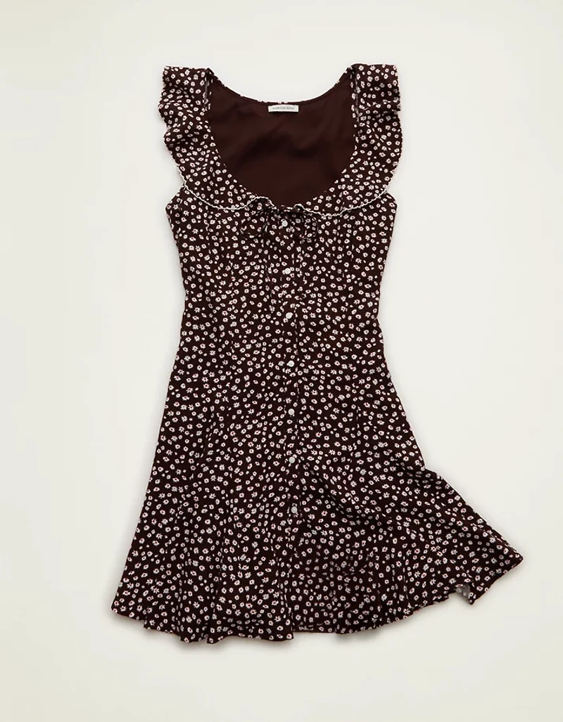 AE Ruffle Collar Mini Dress