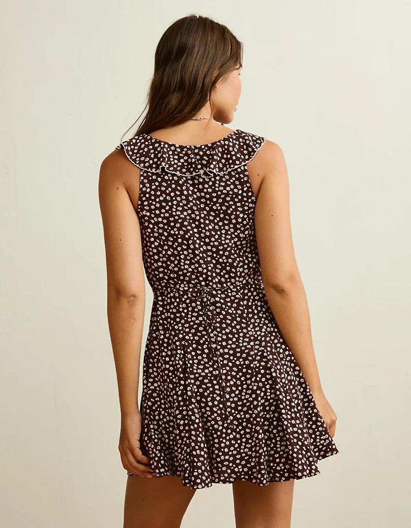 AE Ruffle Collar Mini Dress