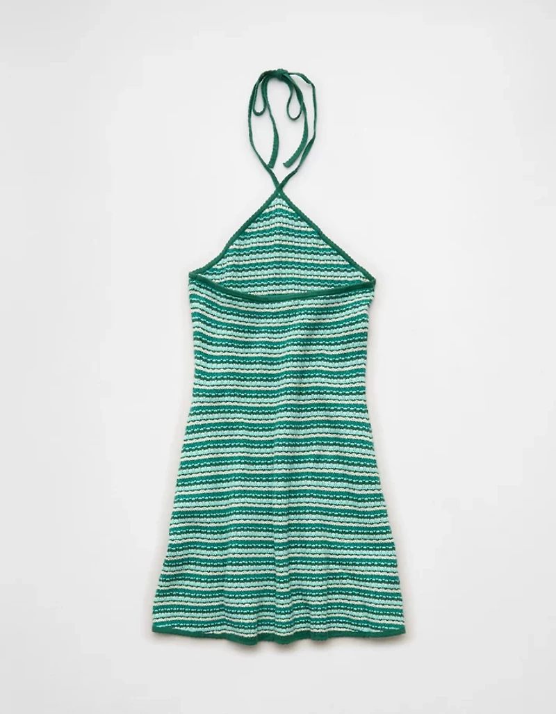 AE Sweater Halter Mini Dress
