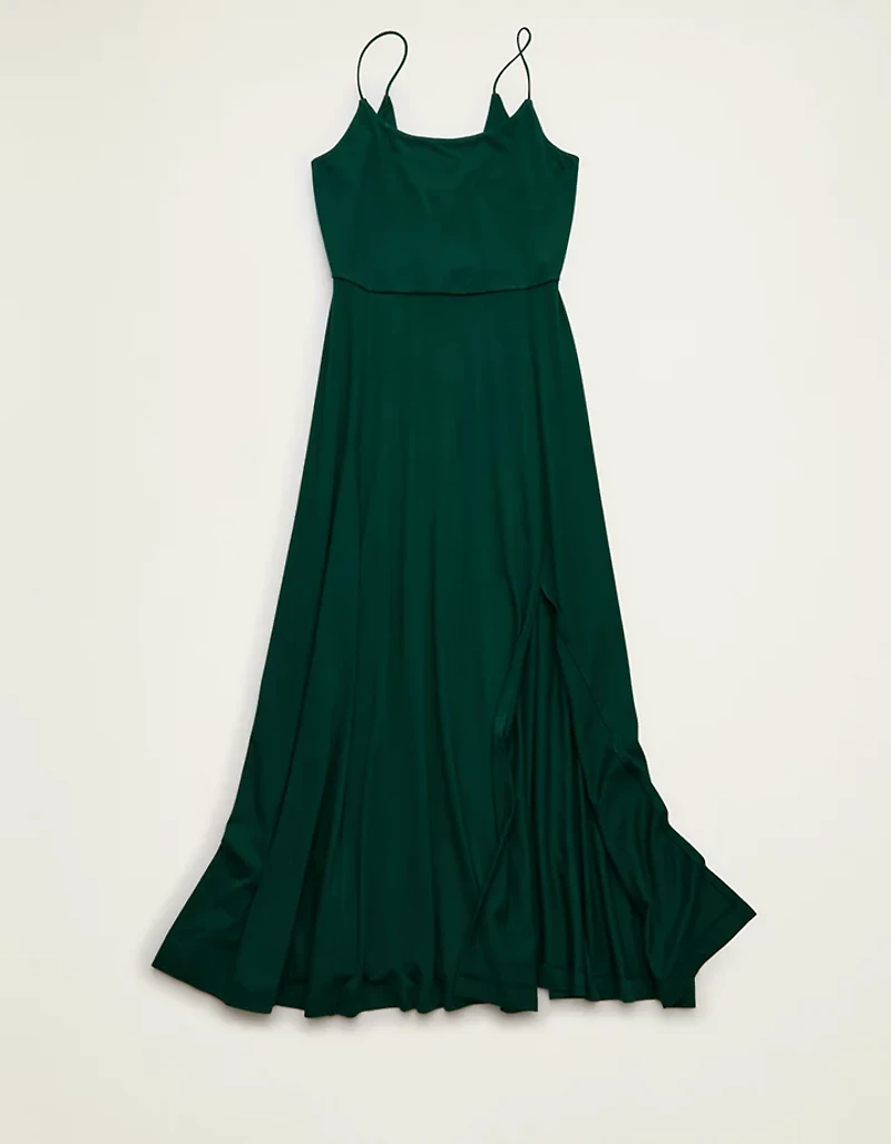 AE Knit Scoop-Back Midi Dress