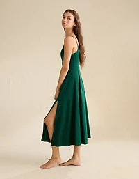 AE Knit Scoop-Back Midi Dress