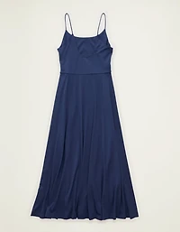 Peignoir mi-long en tricot à dos échancré AE