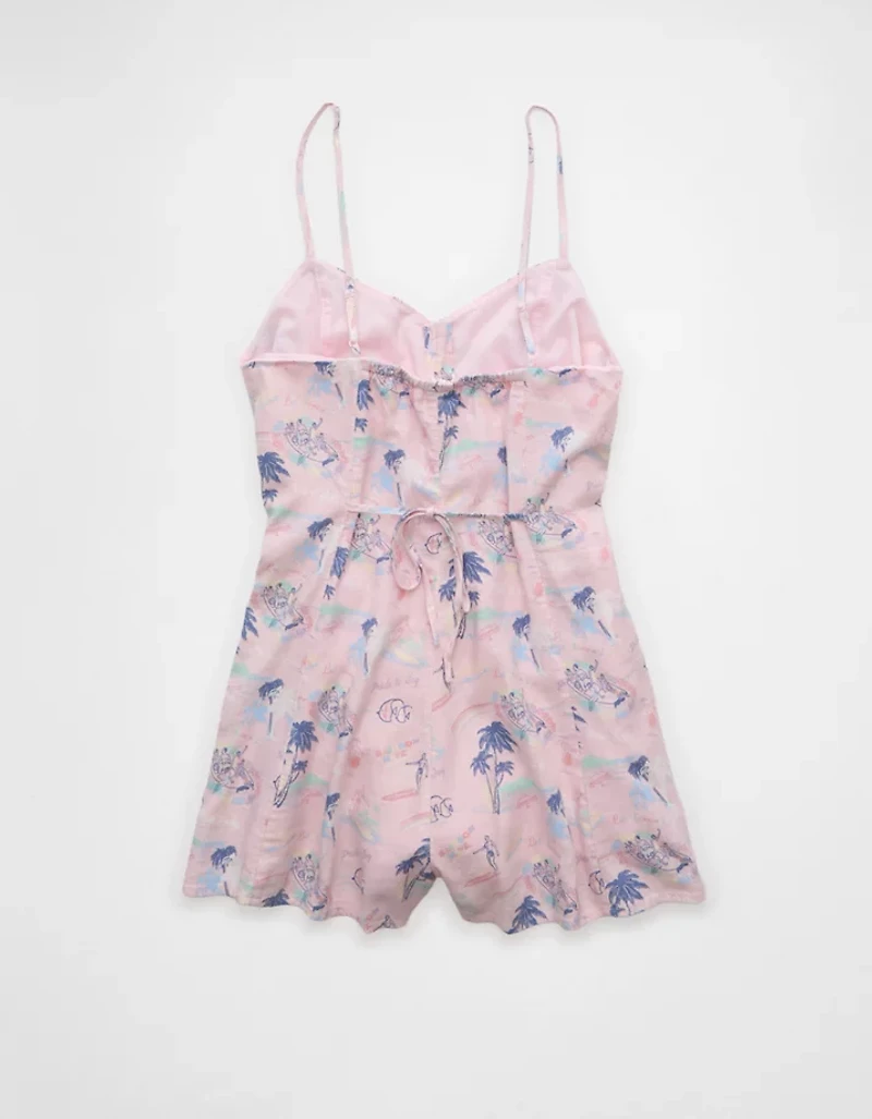 AE Pride Button-Front Flowy Romper
